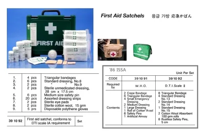 First Aid Satchel D.t.i. Scale 1A Complete