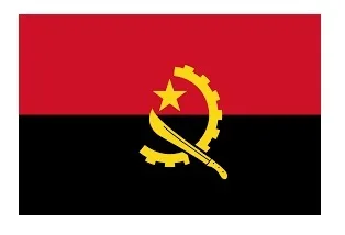 Merchant Flag 3'X 4' Bunting Angola