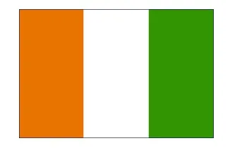 Merchant Flag 3'X 4' Bunting Ivory Coast