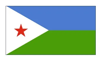 Merchant Flag 3'X 4' Bunting Djibouti