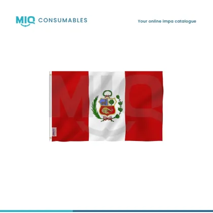 Flag Peru Ensign 3 Ft. X 5 Ft.