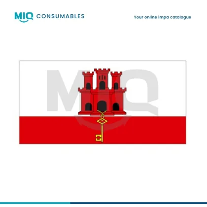 Merchant Flag 4'X 6' Bunting Gibraltar