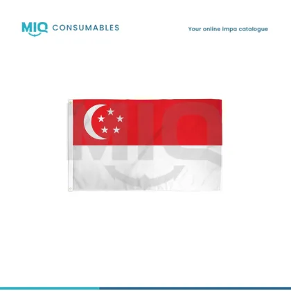 Flag Singapore Ensign 3 Ft. X 5 Ft.