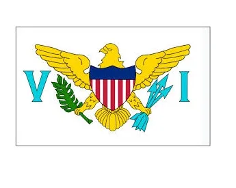 Merchant Flag 4'X 6' Bunting Virgin Islands (Usa)