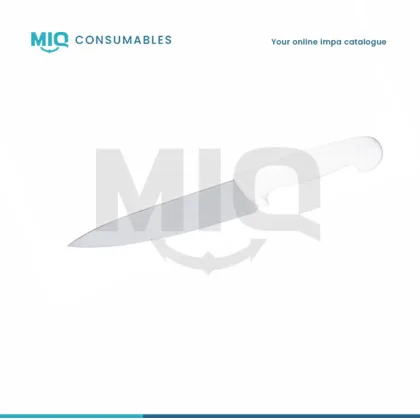 French Knife 250 Mm White Plastic Handle