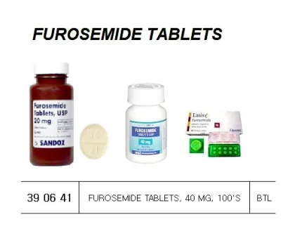 Furosemide Tablets, 40 Mg, 100'S