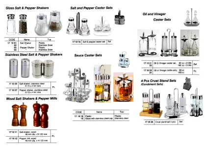 Glass Salt Shaker With Plastic Top