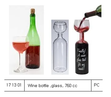 Glass Wine Bottle, 760 Cc