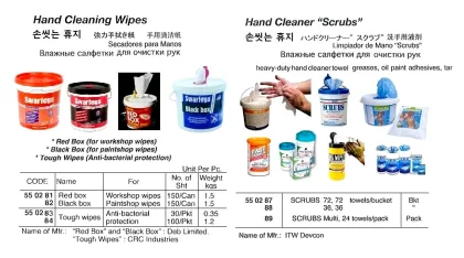 Hand Cleaner, "Scrubs", Multi, 24 Towels/Pack
