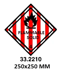 Hazard Diamond, 250X250 Mm,