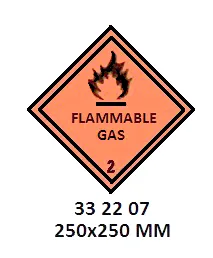 Hazard Diamond, 250X250 Mm,