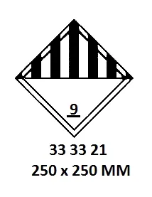 Hazard Diamond, 250X250 Mm, 9