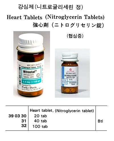 Heart Tablet ,Nitroglycerin Tablet, 100 Tab