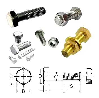 Hexagon Head Bolt ( Met. Size,Thred,L ? )