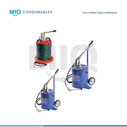 H.p. Grease Bucket Pump Hand Operated On Wheels 16 Kg
