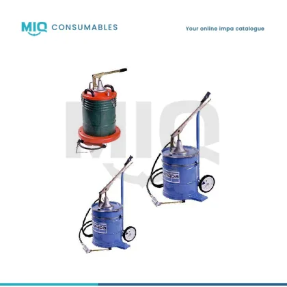 H.p. Grease Bucket Pump Hand Operated On Wheels 16 Kg