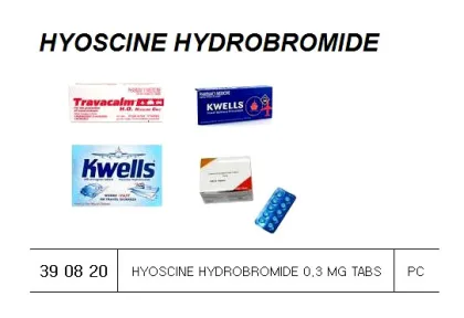 Hyoscine Hydrobromide 0.3 Mg Tabs