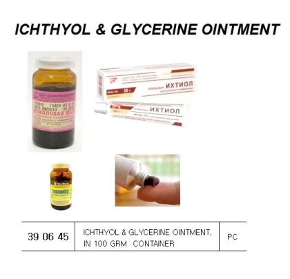 Ichthyol & Glycerine Ointment, In 100 Grm Container