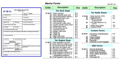 Imo Publication, Imo371.E, General Declaration, A 4