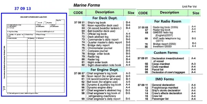Imo Publication, Imo373.E, Ship's Stores Declaration, A 4