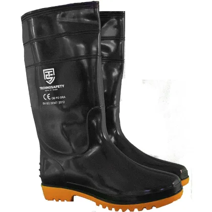 IMPA 191438 | Technosafety Acid resistant Black boots, meets EN20347