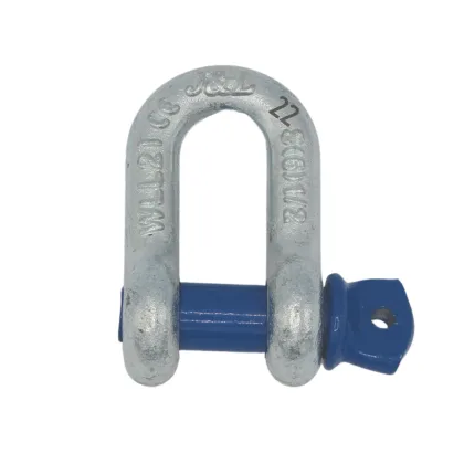 IMPA 234105 | TETRA TSS-020, Straight shackle with blue pin 5/8 inch