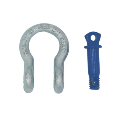 IMPA 234162 | TETRA TBS-005, Bow shackle with blue pin 1/4 inch