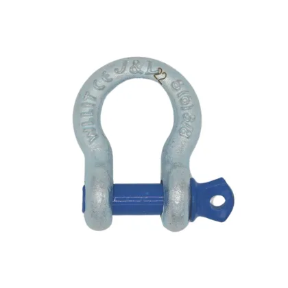 IMPA 234164 | TETRA TBS-010, Bow shackle with blue pin 3/8 inch