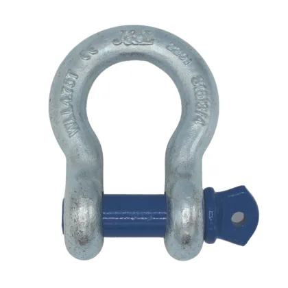 IMPA 234168 | TETRA TBS-047, Bow shackle with blue pin 3/4 inch