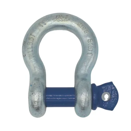 IMPA 234170 | TETRA TBS-085, Bow shackle with blue pin 1 inch