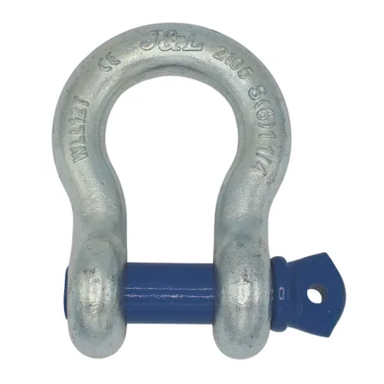 IMPA 234172 | TETRA TBS-120, Bow shackle with blue pin 1-1/4 inch