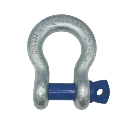 IMPA 234175 | TETRA TBS-250, Bow shackle with blue pin 1-3/4 inch