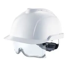 IMSA V-Gard 930 White Safety Helmet with Fas-Trac III Suspension