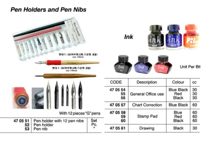 Ink For Office Use, 30 Cc, Blue Black