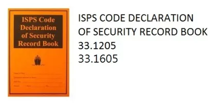 Isps Code Declaration Of Security Record Book