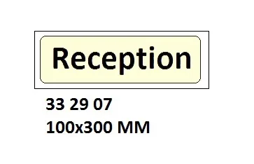 Isps Code Sign & Security Sign, 100X300 Mm, Reception