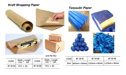 Kraft Wrapping Paper, 910 Mm X 60 Mtrs