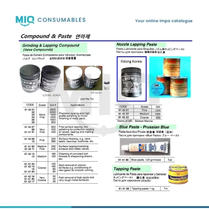 Lapping Compound Grit 1200 Super Fine 300 Gr