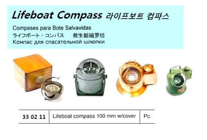 Lifeboat Compass With Cover, 100 Mm