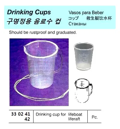 Liferaft Drinking Cup