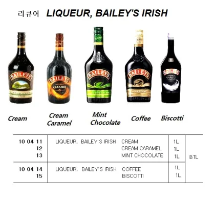 Liqueur, Bailey's Irish Biscotti, 1L