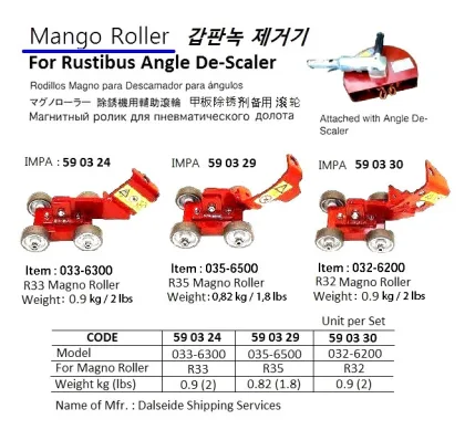 Magno Roller For R 32 Rustibus Angle De Scaler, #032 6200