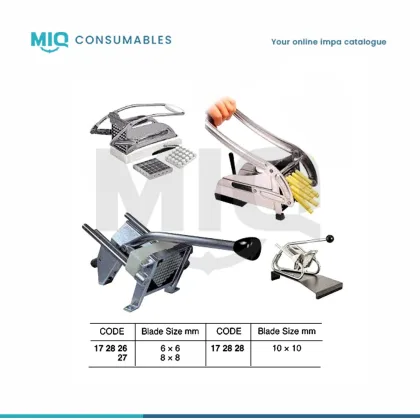 Manual Lever Potato Chipper Blade Size 10 X 10 Mm