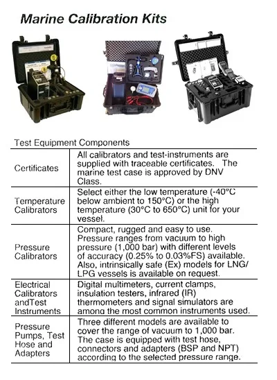 Marine Calibration Kit