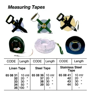Measuring Linen Tape With Metal Case, 10 Mtr