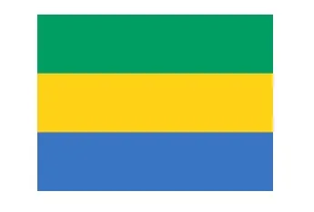 Merchant Flag 3'X 4' Bunting Gabon