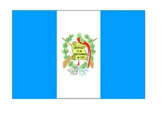 Merchant Flag 3'X 4' Bunting Guatemala