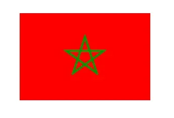 Merchant Flag 3'X 4' Bunting Morocco