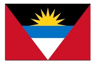 Merchant Flag 4'X 6' Bunting Antigua And Barbuda