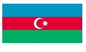 Merchant Flag 4'X 6' Bunting Azerbaijan